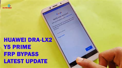 Huawei Dra Lx Y Prime Frp Bypass Latest Update Without Pc New Method