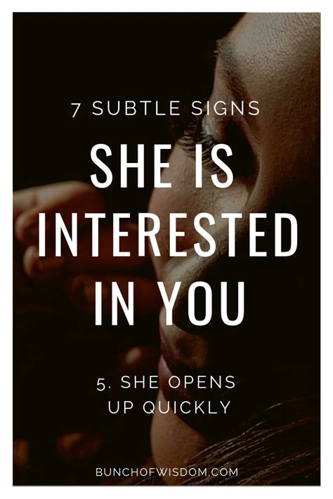 7 Subtle Signs Shes Interested In You Bunch Of Wisdom Interesting