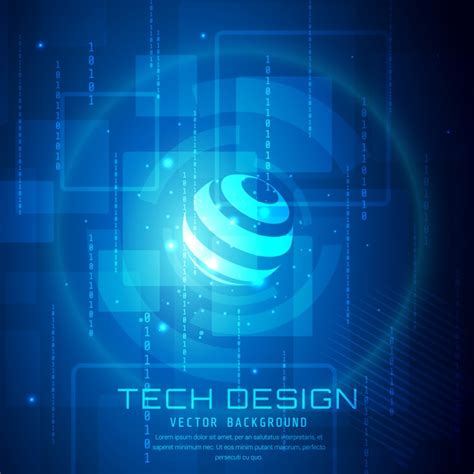 Premium Vector Technical Background Design