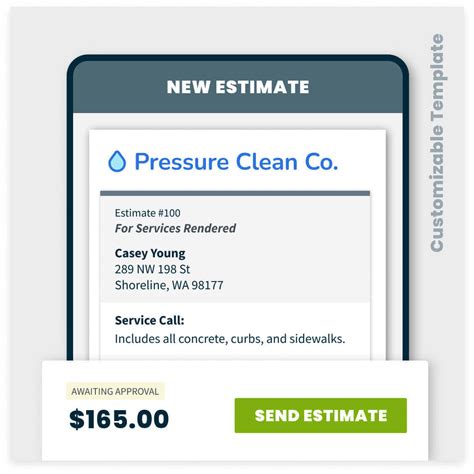 Free Pressure Washing Estimate Template Download Now Jobber