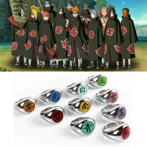 Naruto Akatsuki Rings
