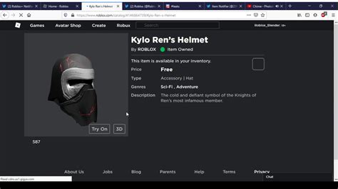 How To Get Kylo Rens Helmet Roblox Event Youtube
