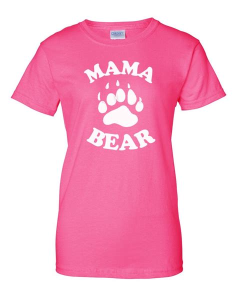 womens mama bear t shirt t for mom mama tee mama etsy