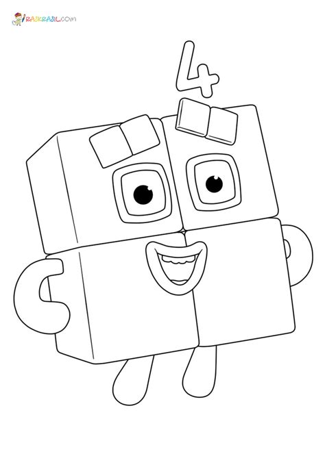 Perhaps The Best 50 Numberblocks Coloring Pages
