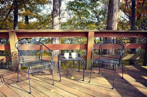 Compare 36 available, short term vacation home properties, starts from $39. Cabin 2 deck fall Staunton River State Park | Uploaded by ...