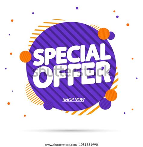 Special Offer Sale Banner Design Template Stock Vector Royalty Free