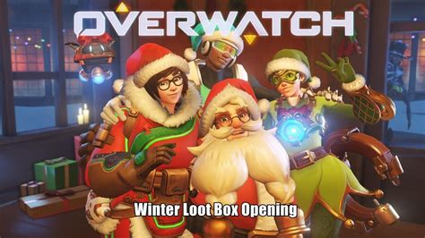 Overwatch Lets Open 29 Winter Loot Boxes Together Happy New Year