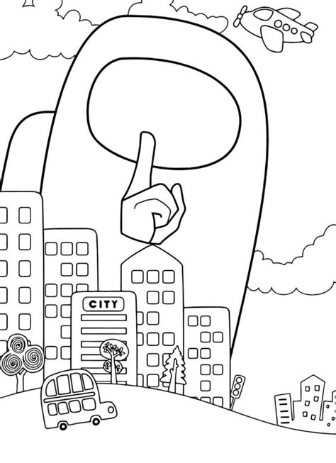 Dibujos de Among Us para Colorear. Imprime gratis (100 Piezas)