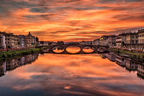Sunset Over The Arno In Florence Italy 2017 Workshops Previous