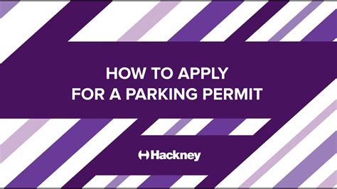 How To Apply For A Parking Permit Youtube