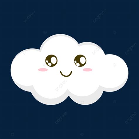 Cartoon Cloud Cute Cloud Cartoon Cloud Cute PNG And Vector With