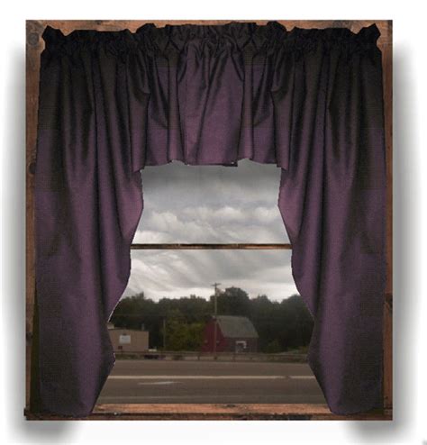 This purple bed canopy sparkles and it's the perfect bedroom decor piece for a. Eggplant Purple Swag Window Valance Set