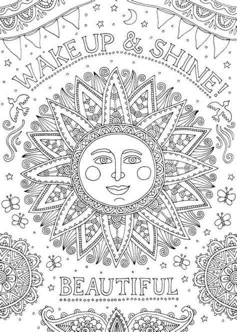 Instant Download Sun Summer Coloring Page Adult Coloring Page To Color Porn Sex Picture