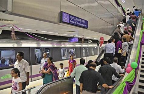 [pics] bangalore metro starts underground metro operations the metro rail guy