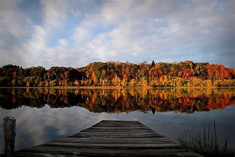 A Peaceful Fall Lake Scene Near Brattleboro Vermont Beautiful Places