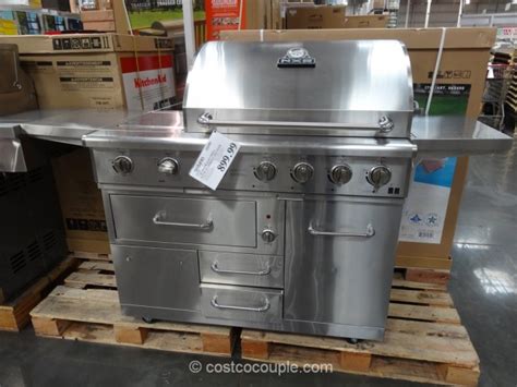 Just like in your indoor kitchen, consider outdoor storage solutions. NXR 7-Burner Gas Grill