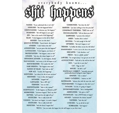 Shit Happens Poster Small Posters Buy Now In The Shop Close Up Gmbh