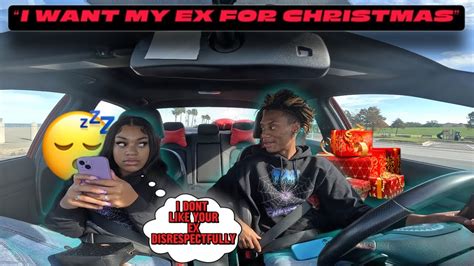 i told my girlfriend i want my ex for christmas to see her reaction 😳 bad idea youtube