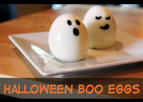 Ghost Eggs Are An Easy Healthy Halloween Snack