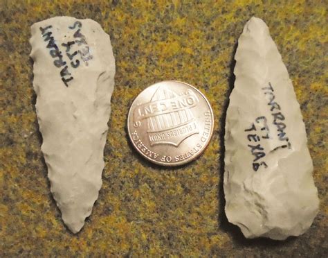 Tarrant County Texas Indian Artifacts Atlatl Dart Points Found By Me