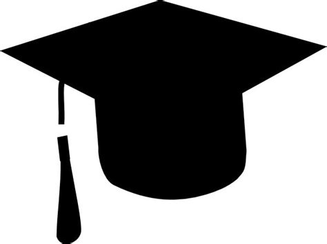 Grad Cap Silhouette Clipart Best Graduation Hat Graduation Clip