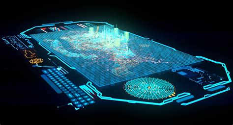 Hologram City Max Hologram Technology Futuristic Technology New