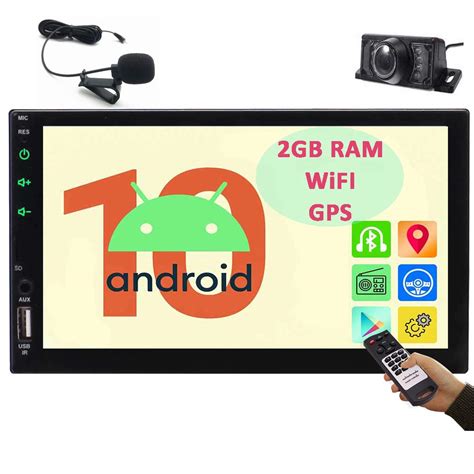 Buy Android 100 Touchscreen Car Stereo With Bluetooth Carplay Double