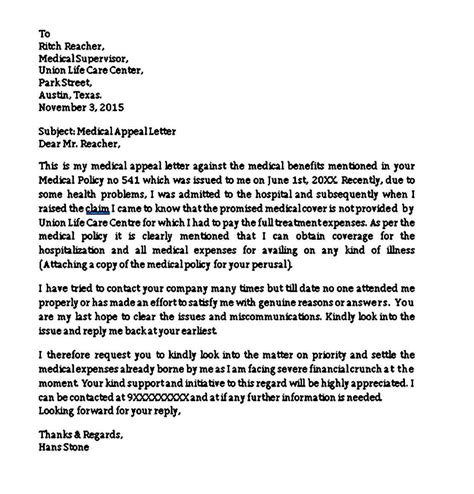Sample Appeal Letter Format Collection Letter Templat Vrogue Co