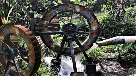 Kincir Air Pembangkit Listrik‼️ Power Plant Waterwheel Captive