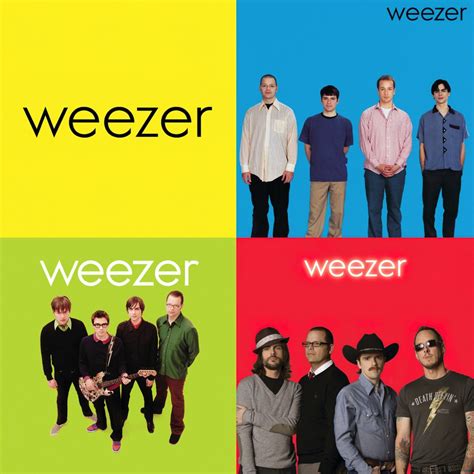 Weezer Blue Green Red Banner Huge 4x4 Ft Fabric Poster Tapestry Flag