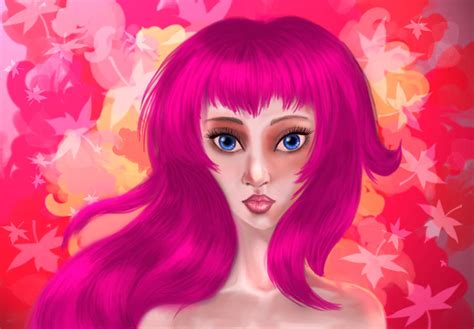 Pink Haired Girl Second Try By Sainael On Deviantart