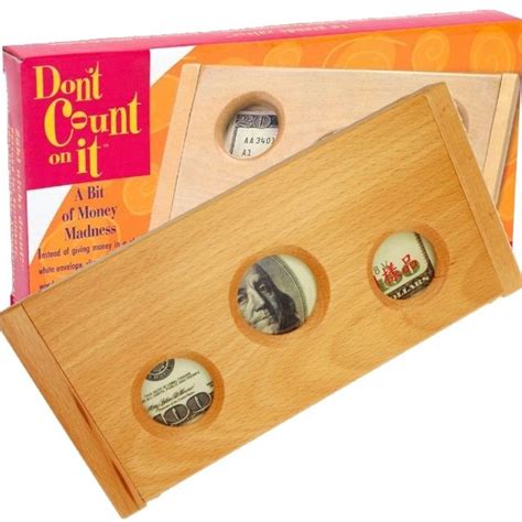 Check spelling or type a new query. Don't Count On It Original - Tricky Wooden Money Puzzle Box, Great Gift Money Puzzle