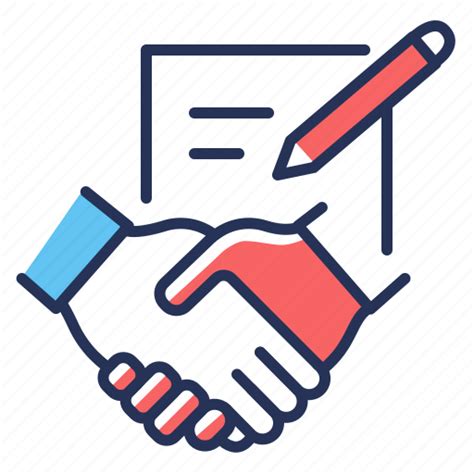 Agreement Contract Document Signing Icon Download On Iconfinder