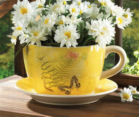 Coffee cup and saucer manufacturers & wholesalers. GIANT GARDEN BUTTERFLY YELLOW TEA CUP AND SAUCER CERAMIC ...