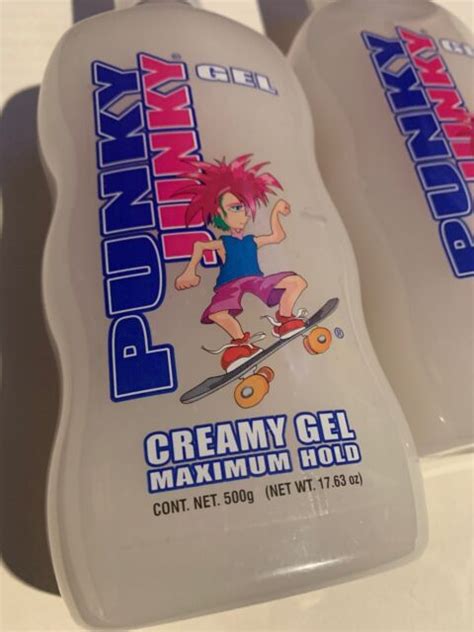 2x Punky Junky Creamy Gel Max Hold White Unisex Styles Wet Look 1763oz For Sale Online Ebay
