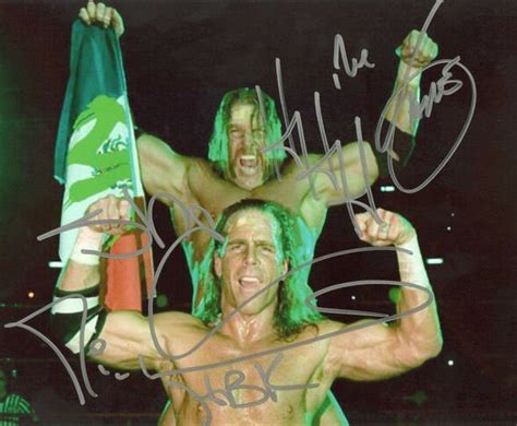 Shawn Michaels Triple H Signed Photo 8x10 Rp Auto Autographed Wwe