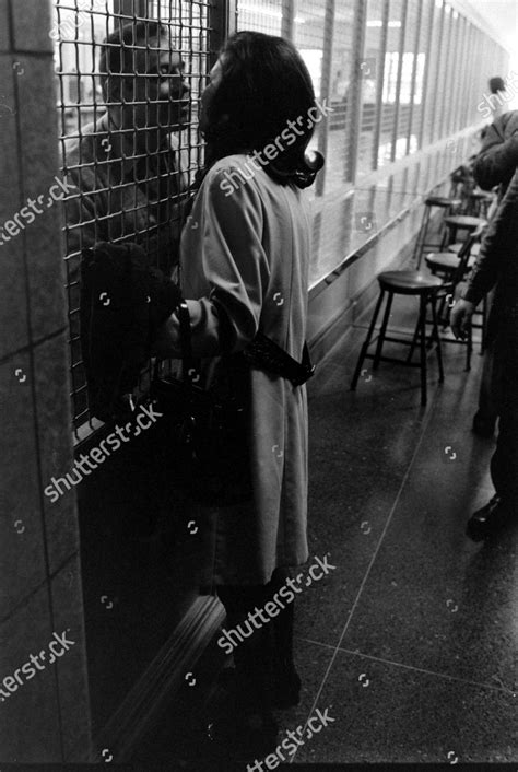 Inmate Kissing His Wife Soledad State Editorial Stock Photo Stock
