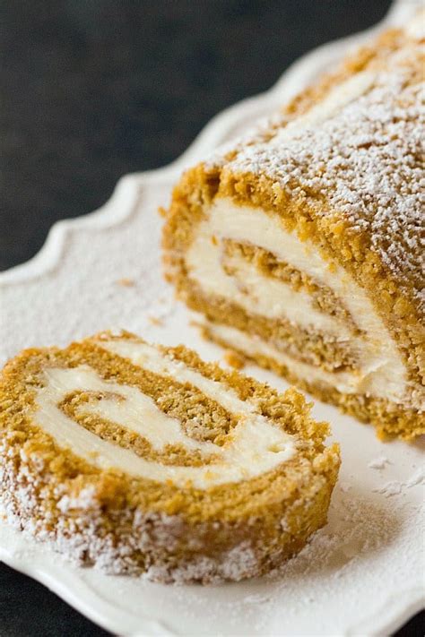 With its gorgeous autumn pattern, this beautiful cake will be the star of your dessert table! Pumpkin Roll Recipe