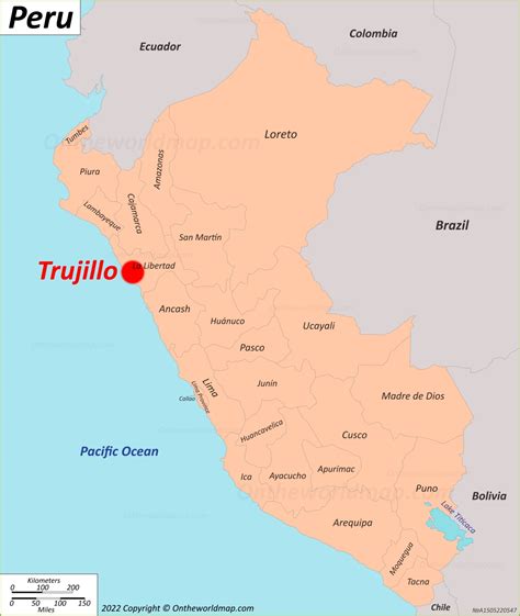 Mapa de Trujillo Perú Mapas Detallados de Trujillo
