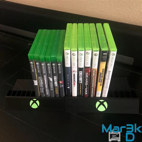 Xbox One And 360 Game Case Stand 3d Printed Xbox Case Game Stand