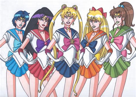 Sailor Scouts By Robertmacquarrie1 On Deviantart