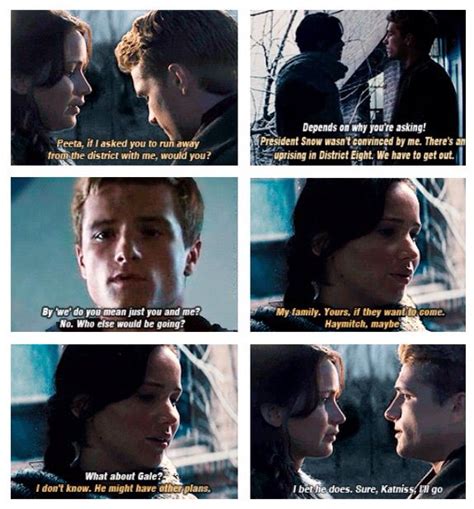 This Talk Between Katniss And Peeta Was In The Book But Id Love To