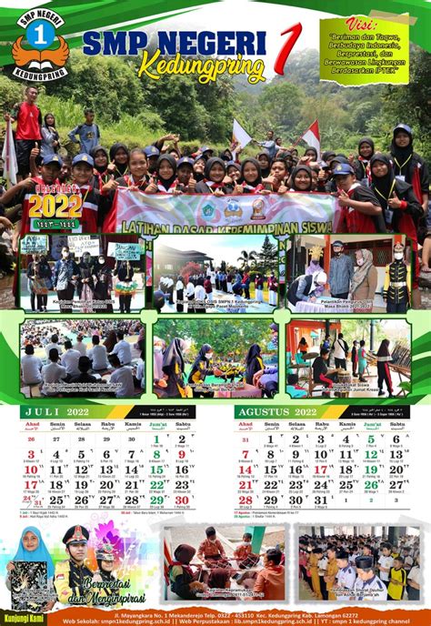 Kalender Sekolah 2022 Smpn 1 Kedungpring