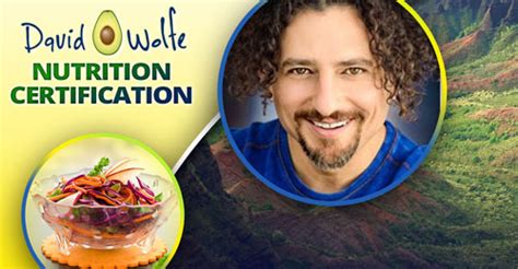 David Avocado Wolfe Nutrition Certification Uexl Institute