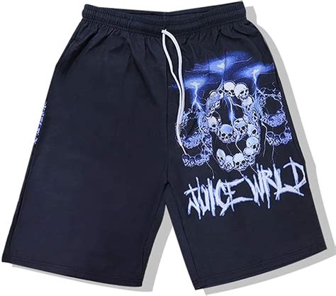 Buy Mens Juice Wrld Shorts 3d Printed Digital Beach Hot Short Pants