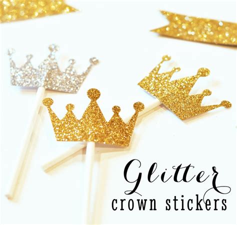 Princess Cupcake Toppers Diy Crown Cupcake Toppers By Modparty