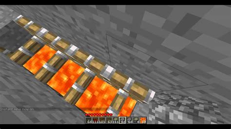 Minecraft Redstone Tutorial Lava Bridgetrap Hd Youtube