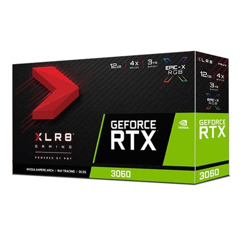 Pny Geforce Rtx 3060 12gb Xlr8 Gaming Revel Epic X Rgb Single Fan