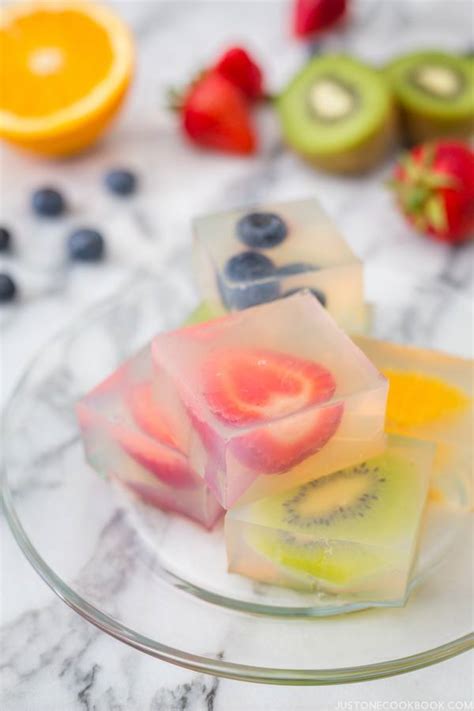 Download fruits jelly images and photos. Fruit Jelly フルーツ寒天 • Just One Cookbook