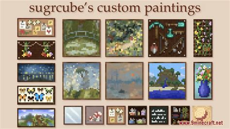 Custom Paintings Resource Pack 1193 1182 Texture Pack